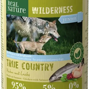 REAL NATURE WILDERNESS Junior Huhn und Lachs 400 g Markenware